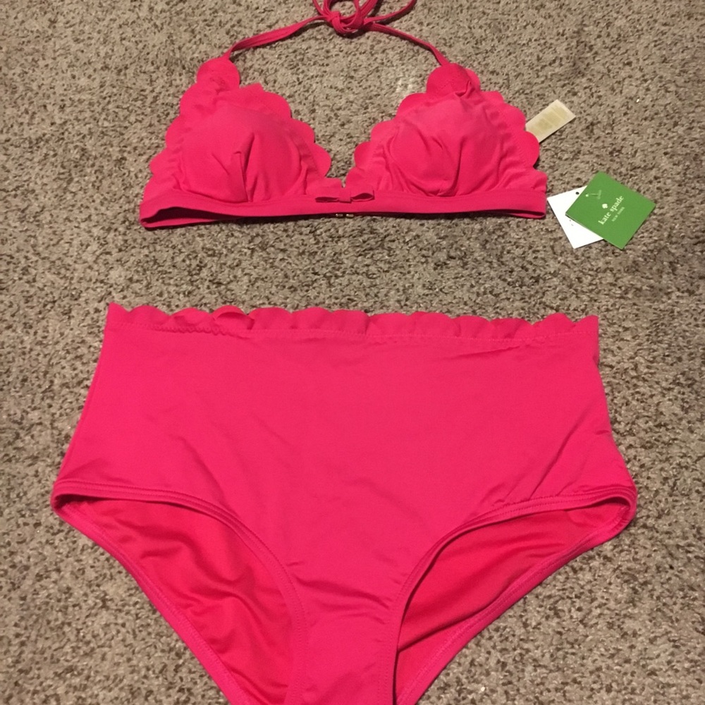 ❌SOLD❌ Kate Spade High Waisted 2 Piece Bikini